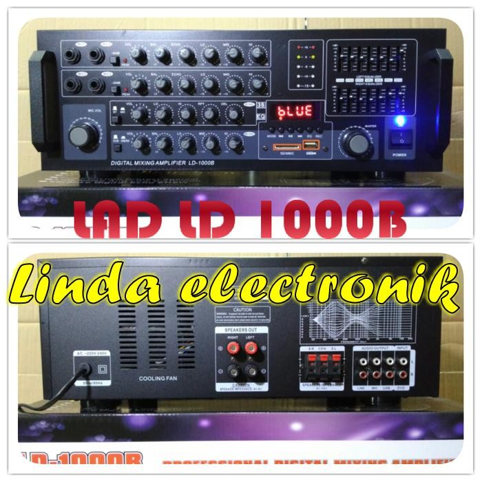Amplifier Karaoke LAD LD 1000B kualitas bagus lad ld1000b