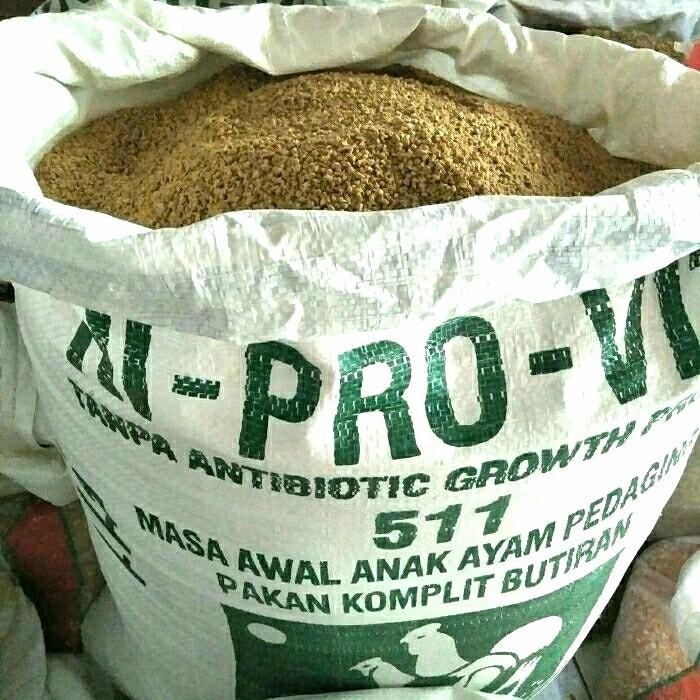511 Hi Provite Makanan Ayam/Pakan Ayam/Voer Ayam/Pur Ayam 20 Kg, 25 Kg -Gratisongkir