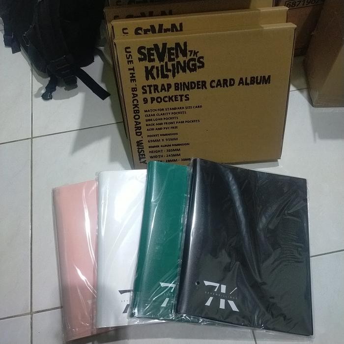 

STRAP BINDER CARD ALBUM UNTUK KARTU KOLEKSI TCG - 9 POCKET MUAT UNTUK 360 KARTU KODE 1153
