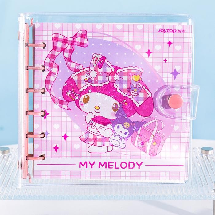 

MIMIMOO NOTEBOOK MINI BINDER KARAKTER SANRIO CINNAMOROLL KUROMI KODE 819