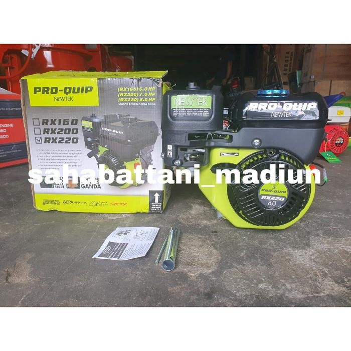 Ready stok Mesin Penggerak PROQUIP RX220 8 HP / Mesin Motor Penggerak Bensin Engine 8 HP PROQUIP