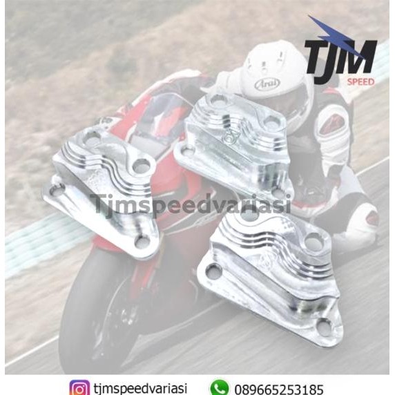 Ready Stok bracket kaliper depan r15 v3 disc 320mm race pro