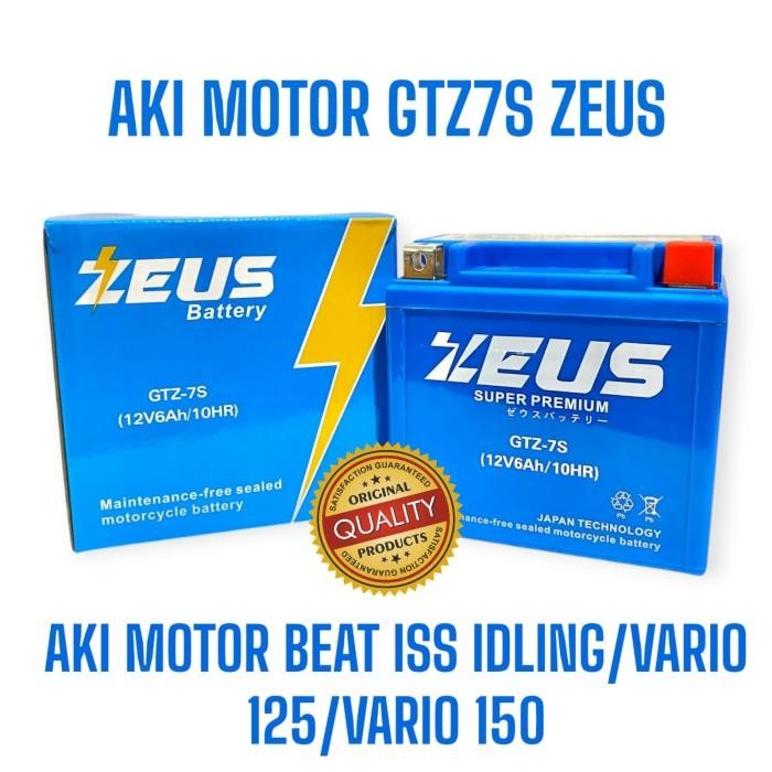 Langsung Kirim ! Aki motor Satria FU 150 (GTZ7S ZEUS)aki kering Satria FU 150