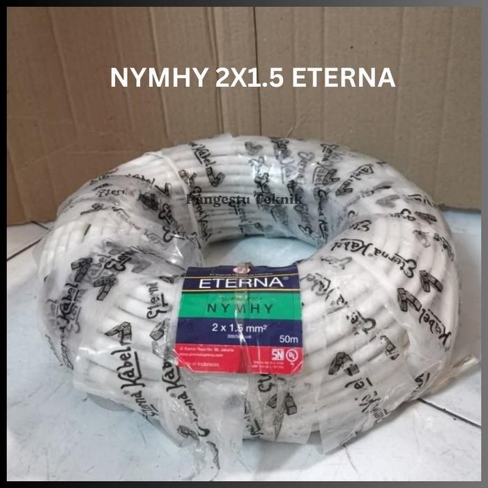 Kabel Nymhy 2 X 1,5 Mm Eterna / 50 Meter / Nymhy 2 X 1.5 Mm
