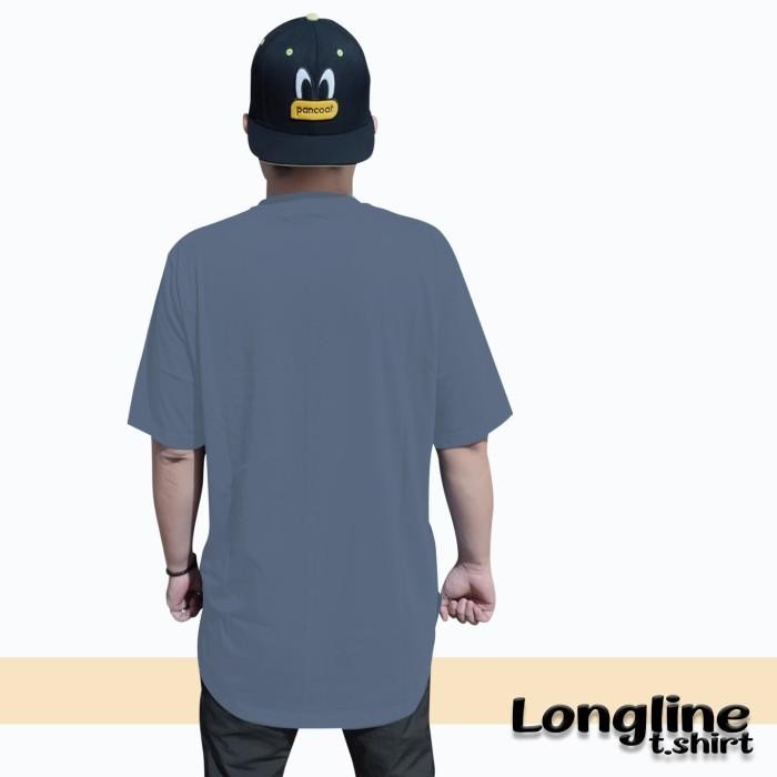 (Allthebest) Kaos Polos Longline combed 30s premium