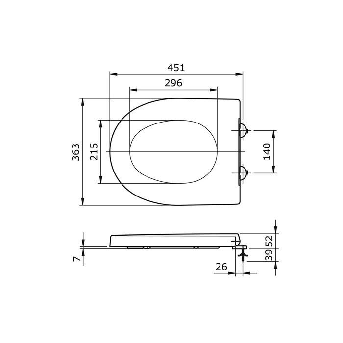 Tutup Closet Toto Tc800Sj Cover Kloset Toilet Soft Closing Tc 800 Sj
