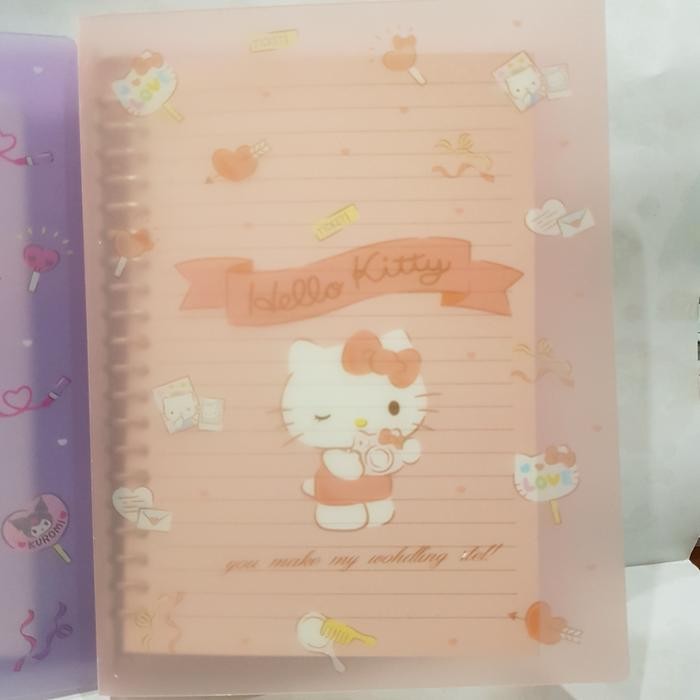 

DISKON Map Binder A5 Karakter Sanrio Transparan / Map Loosleaf A5 Sanrio LB-6808 READY STOCK