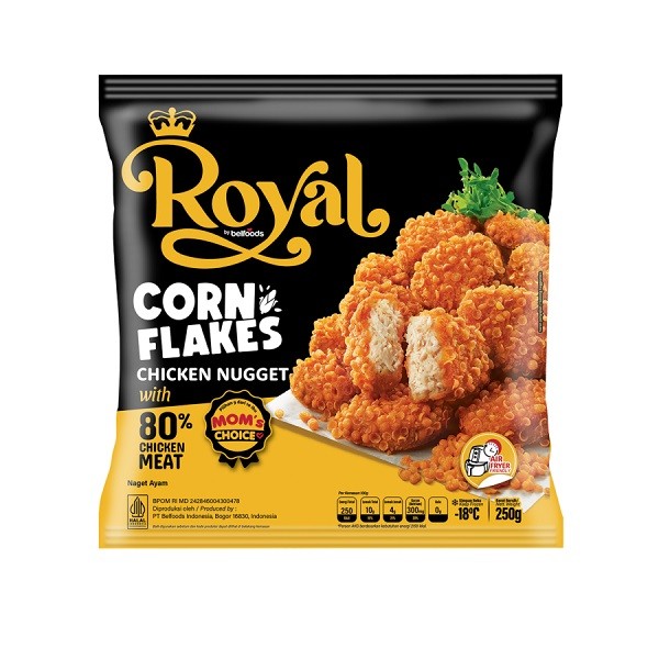 

BELFOODS ROYAL CHICKEN NUGGET CORNFLAKES 250 GR