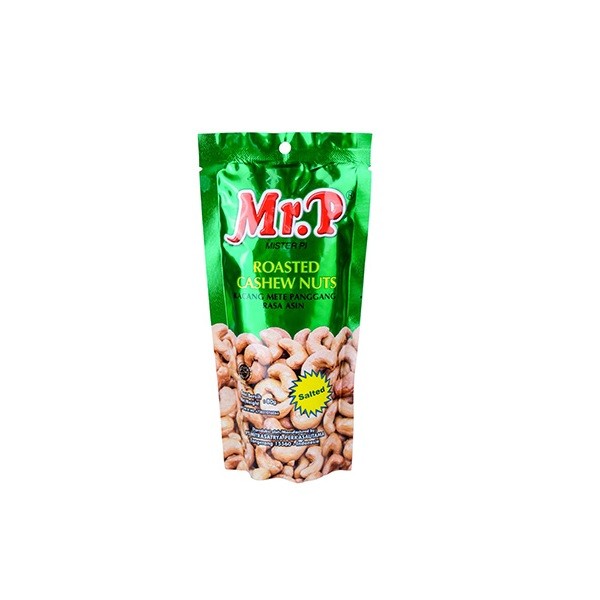 

MR. P SALTED ROASTED CASHEW NUTS 80GR