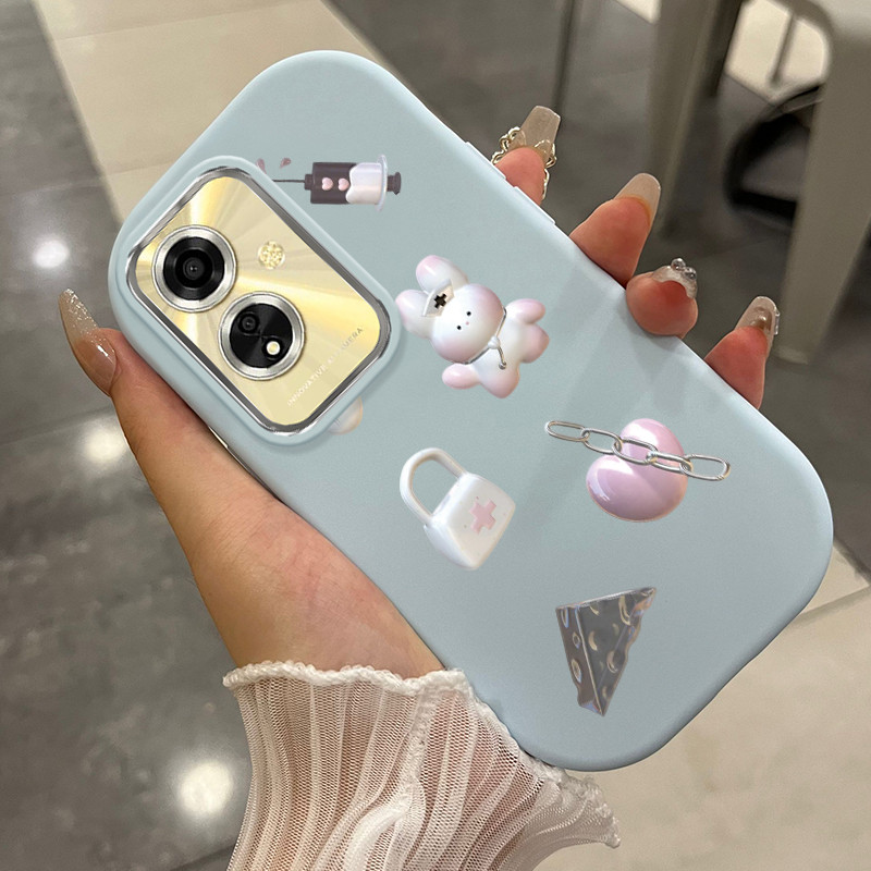 Casing Hp Untuk OPPO A59 F1s Case Casing ponsel Cesing pelindung Silikon HP Kesing Dunia beruang kec