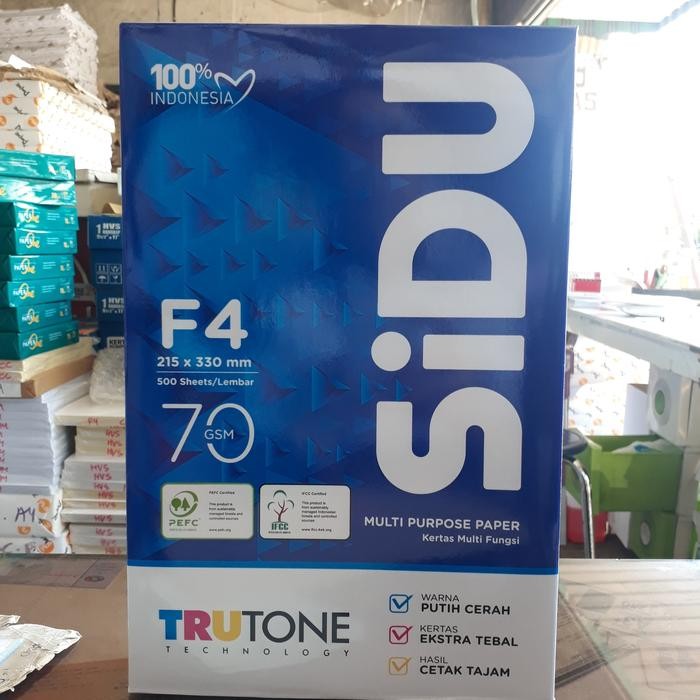 

HVS 70 gram F4 merk SIDU (free ongkir)