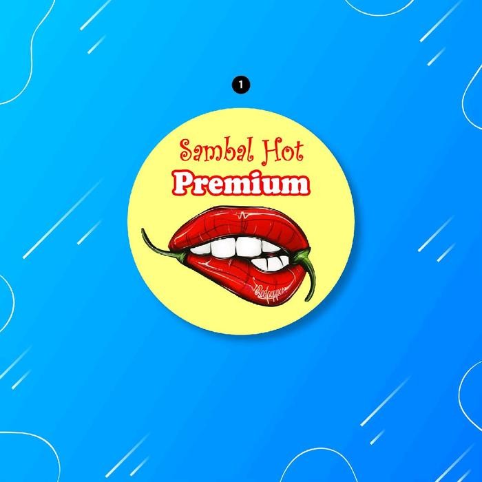 

(isi 25Pcs) Stiker Sambal