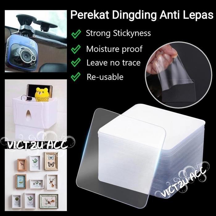 

Lem perekat dinding tembok double tape Super Kuat