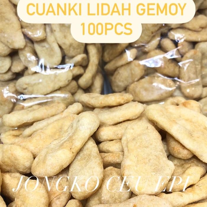 

CUANKI LIDAH GEMOY ISI 100PCS (TEKSTUR KERAS DAN ALOT) Food Snacks Jajanan cemilan seblak toping mie
