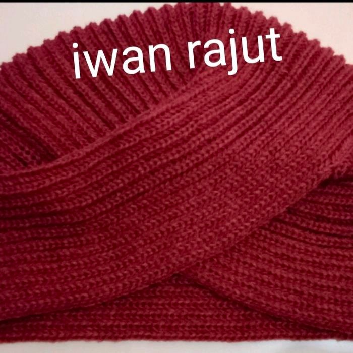 (Allthebest) ciput rajut turban instan premium