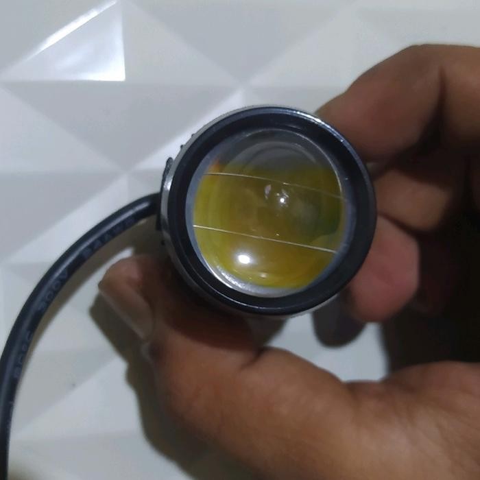 Lampu Tembak Laser V12 D2 D3 Laser Mobil Motor 2Warna Kuning Putih -Gratisongkir