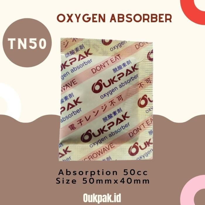 

Lecy.store2 OUKPAK 50cc 3 Pack -Oxygen Absorber Pengawet Makanan Penyerap Oksigen