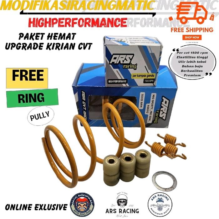 Paket Per Cvt Racing 1500 Rpm Mio - Mio Sporty - Mio Garnis - Mio Soul - Fino Karbu - Paket Per Cvt