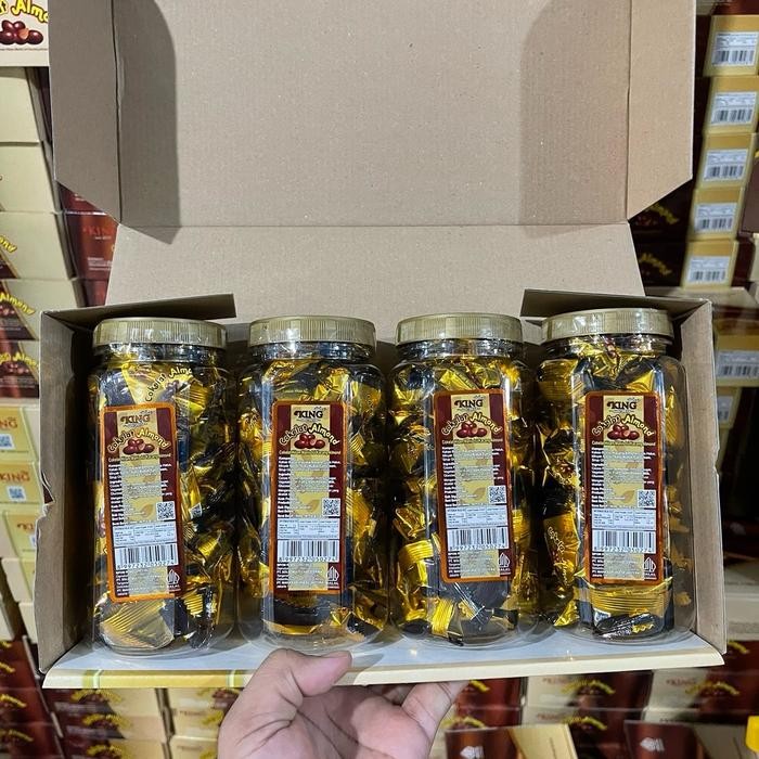 

Vanilla.storee 1 kartin coklat almond isi 4 toples