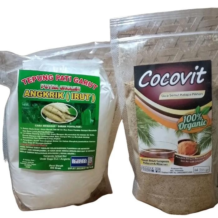 

Vanilla.storee Tepung Pati Garut Sagu Angkrik 500 gr - Paket Obat Lambung Bahan Alami Bubuk Irut