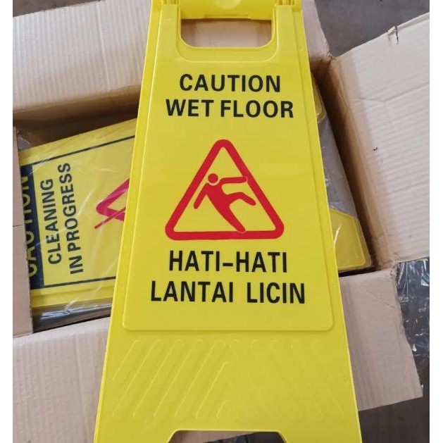 

Bisa Spk! Papan Sign Peringatan Hati Hati Lantai Licin Dan Sedang Dibersihkan