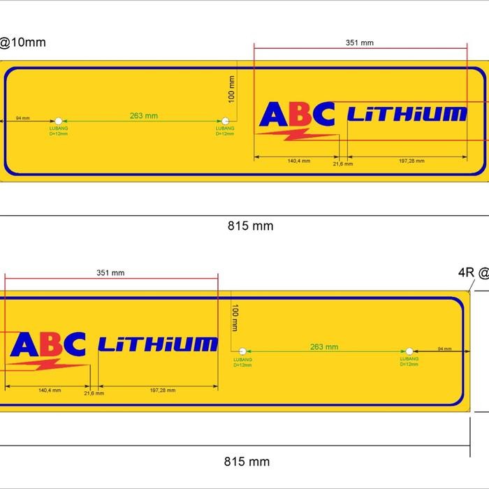 

Papan Nama Abc Lithium Custom