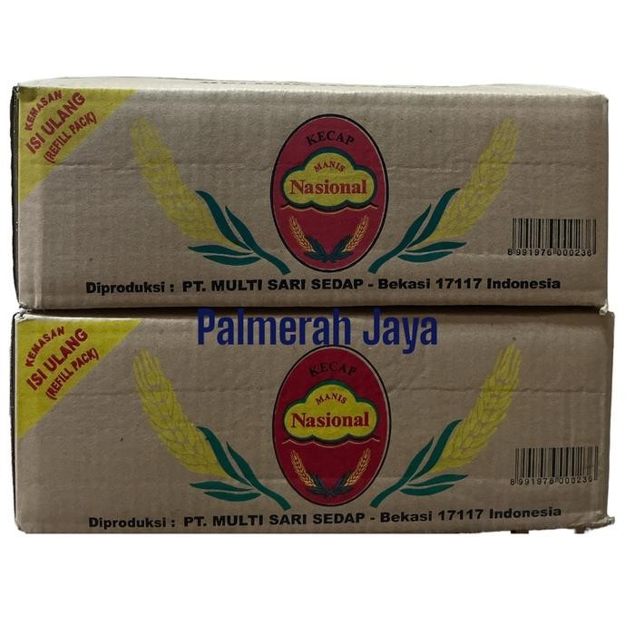 

Kecap Manis Nasional Refill 2ukuran 520ml dah 220ml