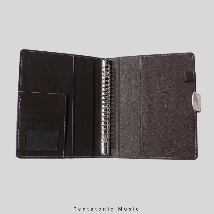 

violin ring binder binder unik motif biola kado hadiah kode 655