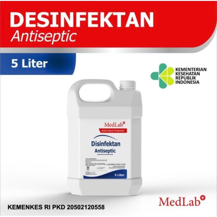 MEDLAB DISINFECTANT 5L FREE BOTOL TRIGER