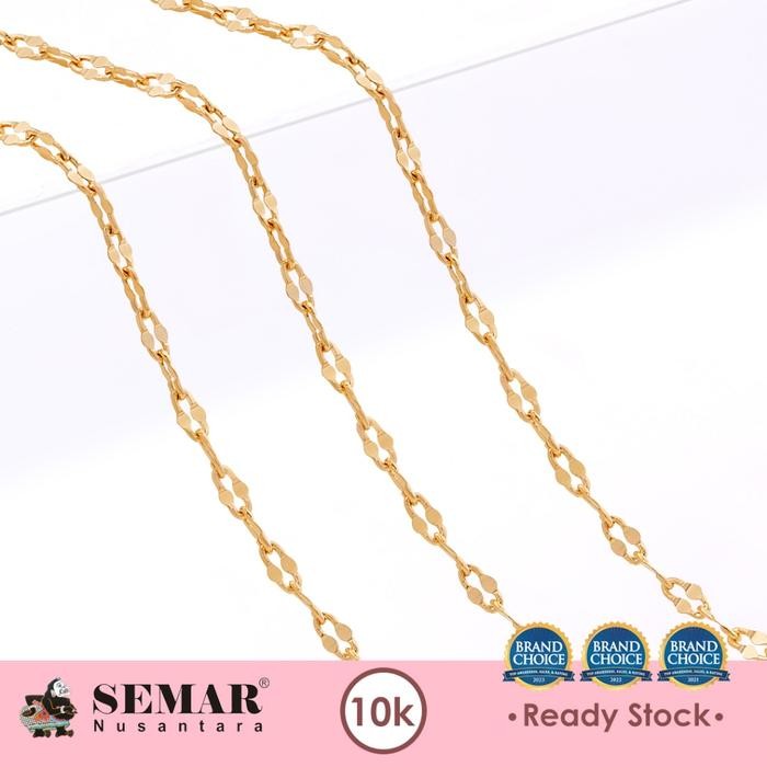 Kalung Emas Toscano Polos Gold 10K Semar *