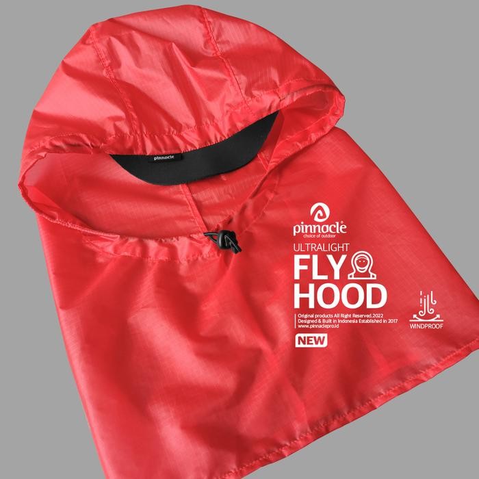 Pinnacle Pro Official Fly Hood Ripstop Nylon - Red