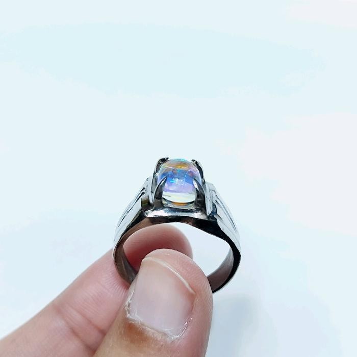 New // Cincin Stainless / Monel Batu Kalimaya India // 100% Original