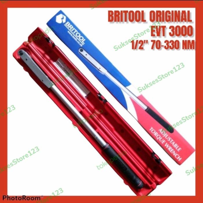Ready BRITOOL EVT 3000 3000A KUNCI MOMENT / TORQUE TORSI EVT3000A ORIGINAL