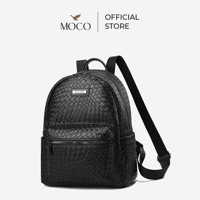 Elizabeth'S Bags - Tas Ransel Wanita Kulit Backpack Kuliah Sekolah Unisex Croco 8802-10