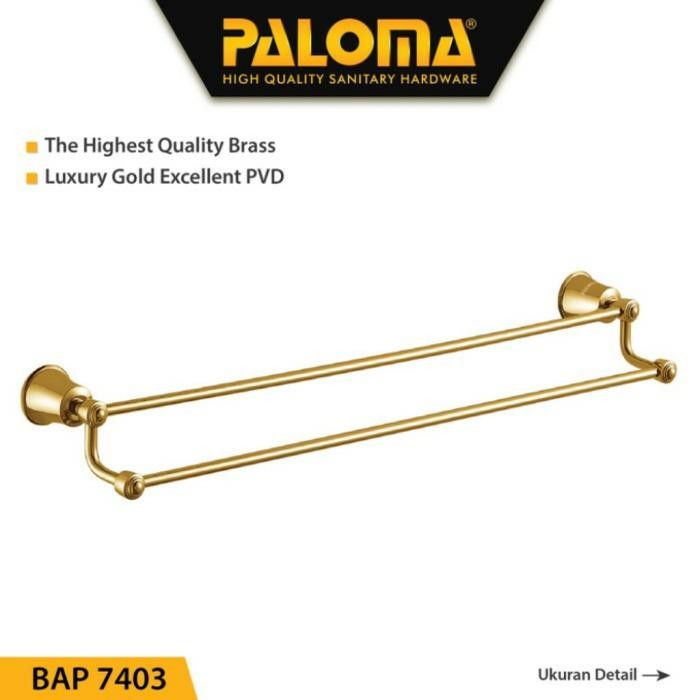 Rak Gantungan Handuk Gold Paloma Bap 7403 Gantungan Baju Ss