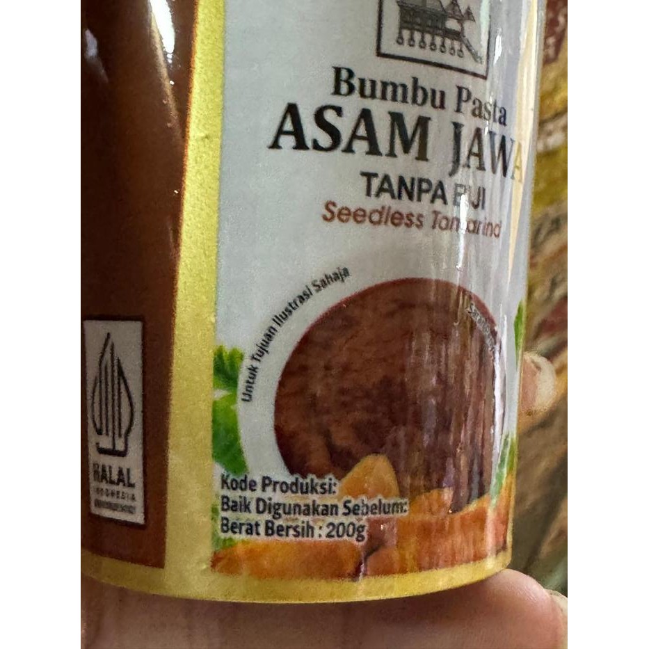 

[Cup] Adabi Bumbu Pasta Asam Jawa Tanpa Biji / Seedless Tamarind 200 Gram