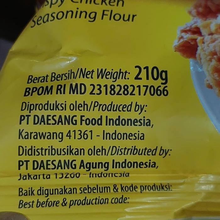 

Mamasuka Tepung Bumbu Krispi Serbaguna / Kentucky / Lada Hitam 170 210 Gram