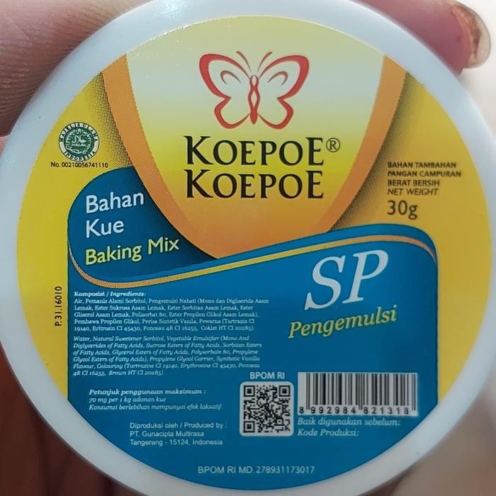 

Sp / Tbm / Ovalett Koepoe Koepoe Pengemulsi Kecil