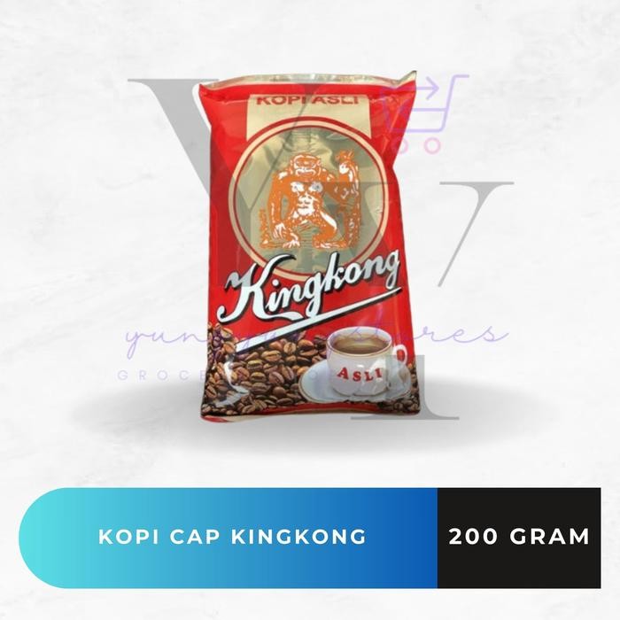 

[Kecil] Kopi Bubuk Asli Bangka Cap Kingkong Merah 200 Gram