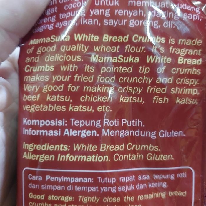 

Tepung Roti Mamasuka / Bread Crumb 200 Gram