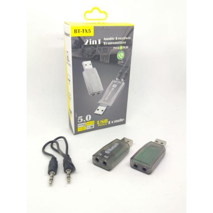 Adaptor BT-TX5 Wireless Bluetooth Audio Receiver Transmitter dongle us