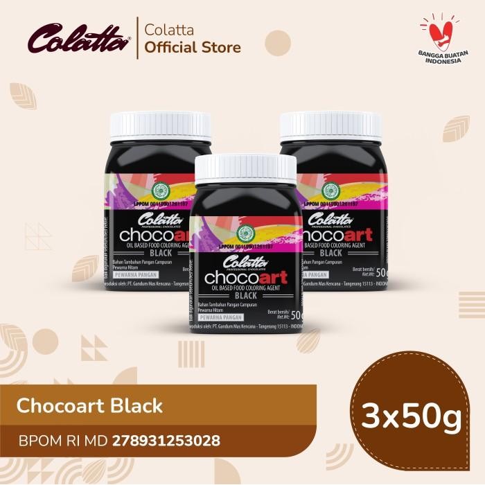 

Bundling Colatta Chocoart Halloween Black -Pewarna Makanan 50g - Isi 3
