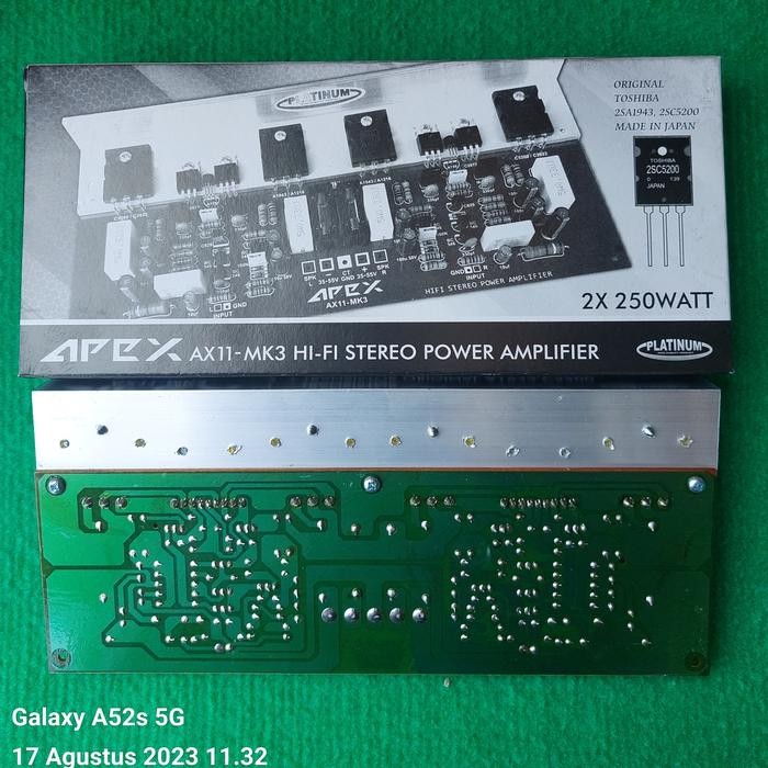Kit Pcb Platinum Apex Ax11 Mk3 Stereo Power Amplifier 500W Sound Blazer Open Yiroshi Stereo 4
