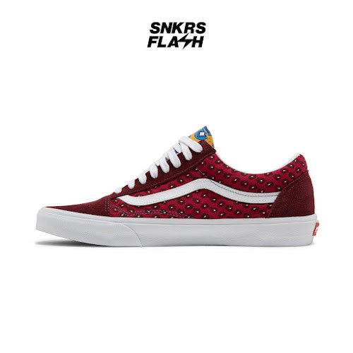VANS OLD SKOOL TIE PRINT MIX PORT ROYALE MULTI Sepatu Sneakers Unisex - VN0A38G19XI - Size 42