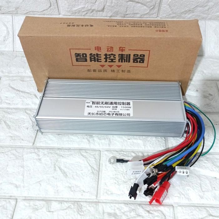 Controller Bldc Brushless 48V 60V 64V Dc 1500W Sepeda Listrik Motor