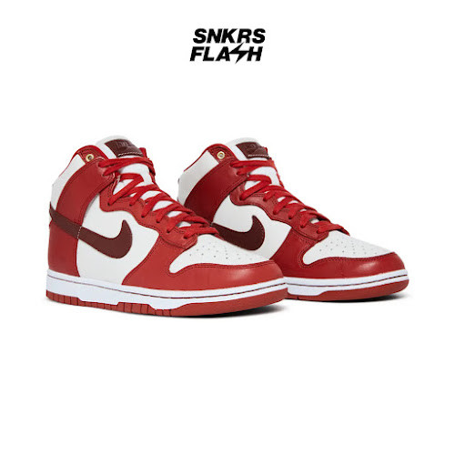 NIKE DUNK HIGH LXX CINNABAR Sepatu Sneakers Wanita - DX0346600 - Size 38