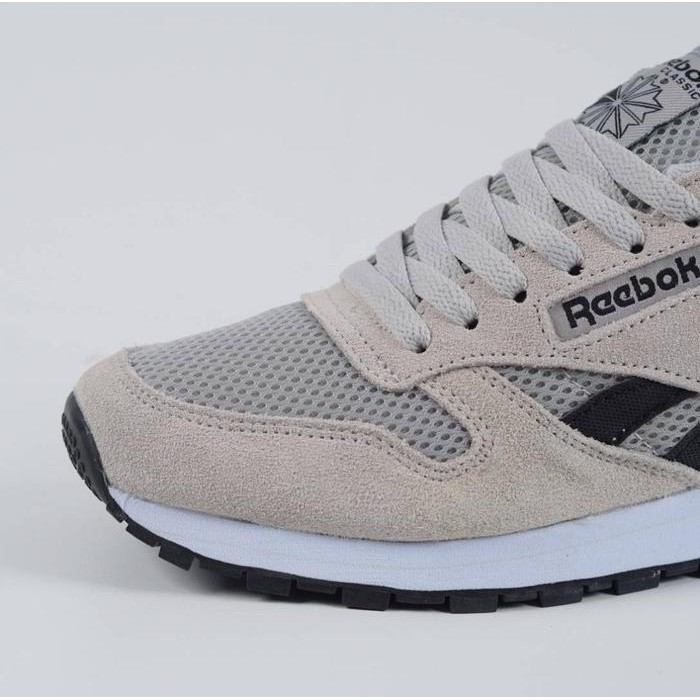 Reebok Classic Leather Utility Grey White Black