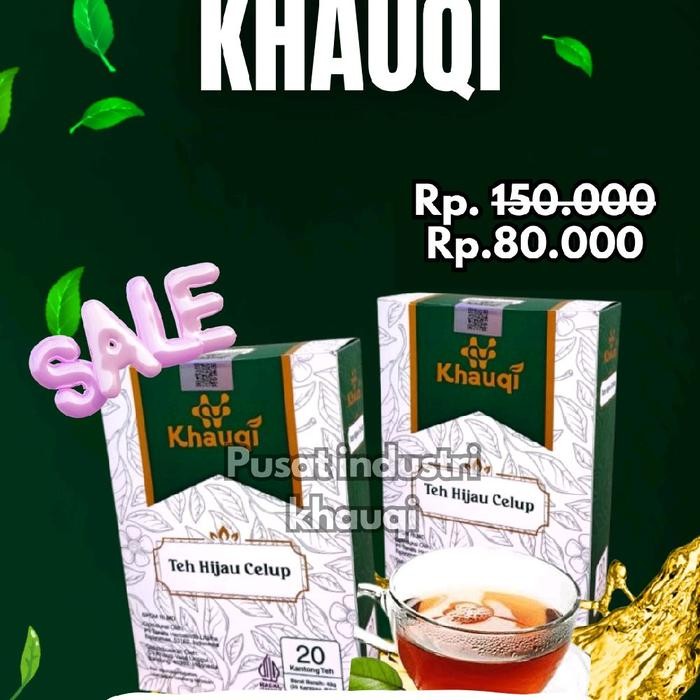 

Lecy.store2 Khauqi Teh Celup Green Tea Herbal isi 1 Dus (20pcs) cina
