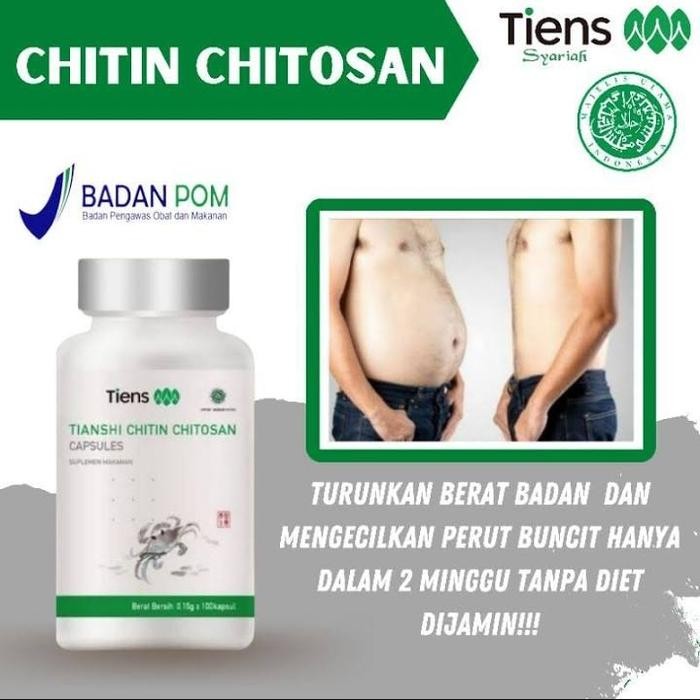 Chittin Chitosan - Pelangsing Badan Ampuh Cepat Penurun BB 1 day 1 kg