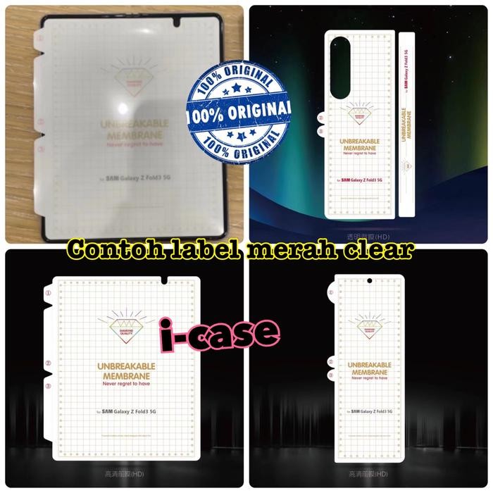Anti Gores Z Fold 3 Screen Protector Samsung Galaxy Fold3 5G Hydrogel